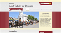 Desktop Screenshot of municipalite.saint-gabriel-de-rimouski.qc.ca
